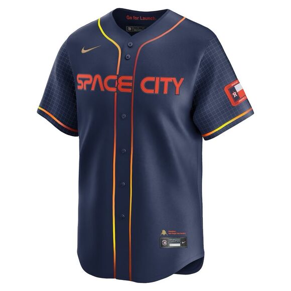 Nike NWT Houston Astros Navy City Connect Limited DriFit Jersey XL - Picture 2 of 6